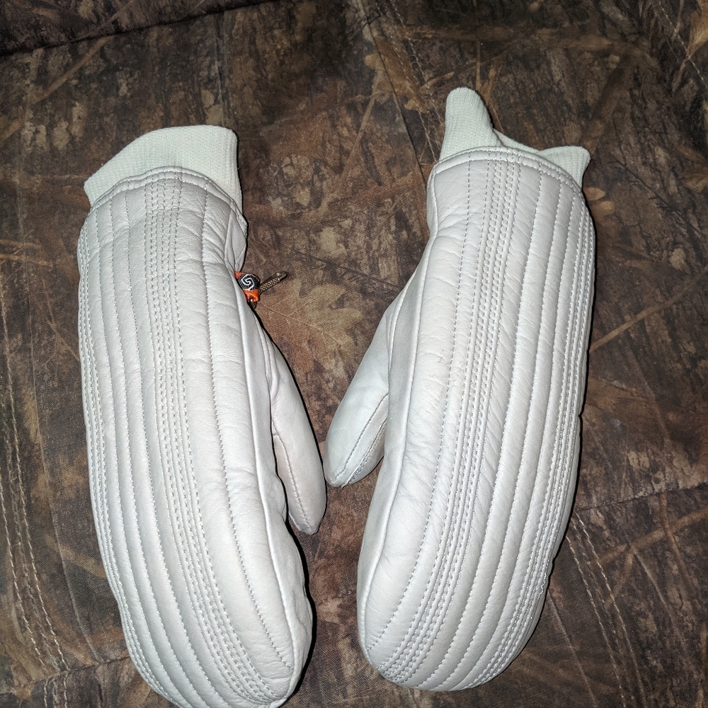Kombi leather ski mittens